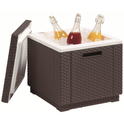 Keter Box Ice Cube Hnědá, 42x42x41 cm